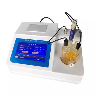 Анализатора влаги метода теста прибора теста содержания воды масла титровка Titrator Карл объемного электрохронометрическая